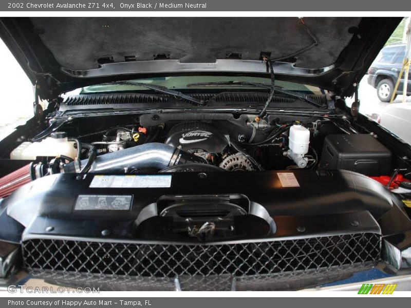 Onyx Black / Medium Neutral 2002 Chevrolet Avalanche Z71 4x4