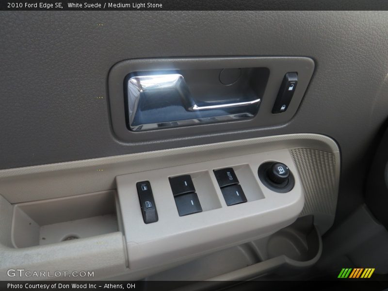 White Suede / Medium Light Stone 2010 Ford Edge SE