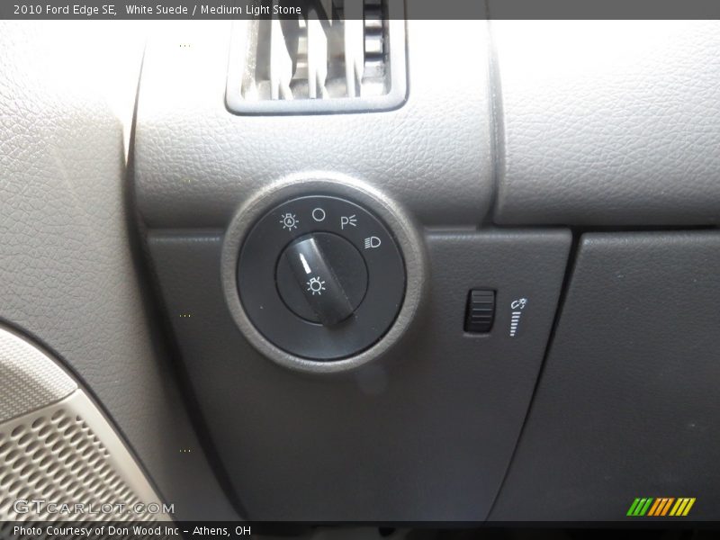 White Suede / Medium Light Stone 2010 Ford Edge SE