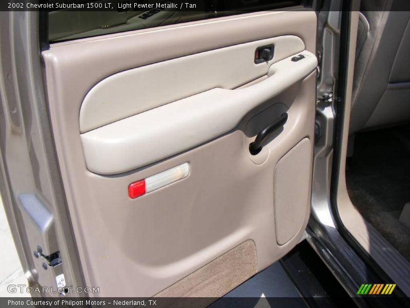 Light Pewter Metallic / Tan 2002 Chevrolet Suburban 1500 LT