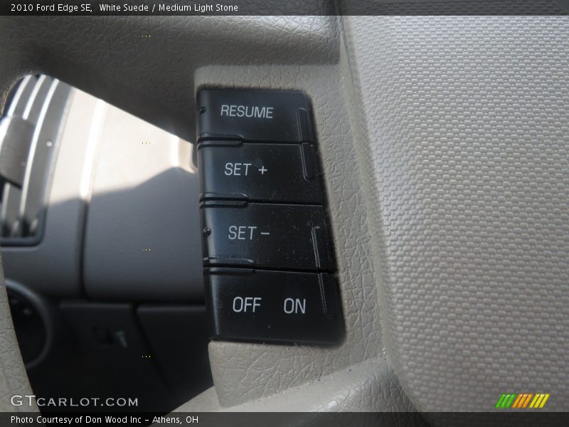 White Suede / Medium Light Stone 2010 Ford Edge SE