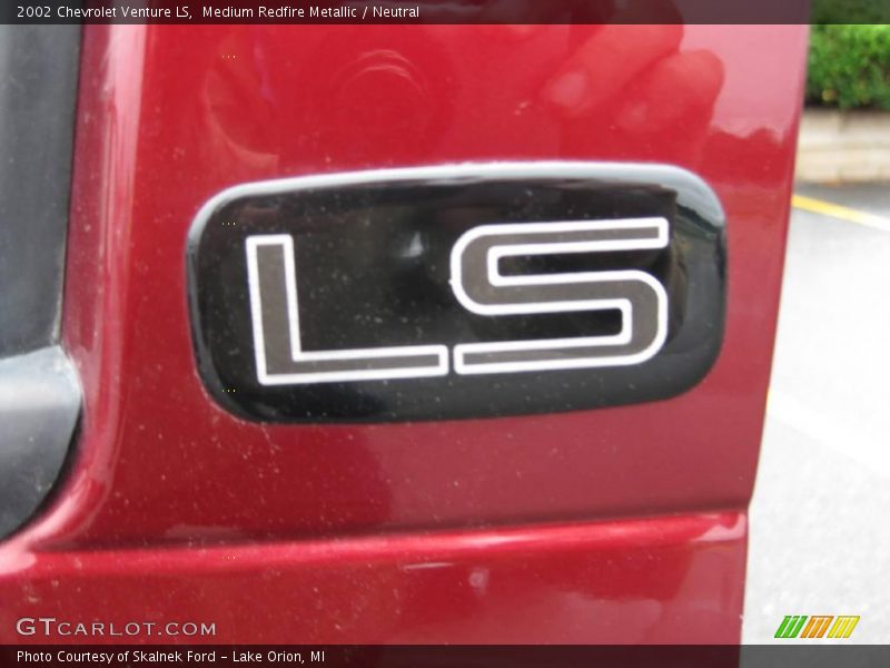 Medium Redfire Metallic / Neutral 2002 Chevrolet Venture LS
