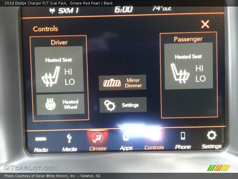 Octane Red Pearl / Black 2019 Dodge Charger R/T Scat Pack