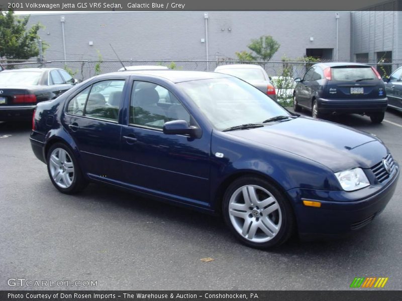 Galactic Blue / Grey 2001 Volkswagen Jetta GLS VR6 Sedan