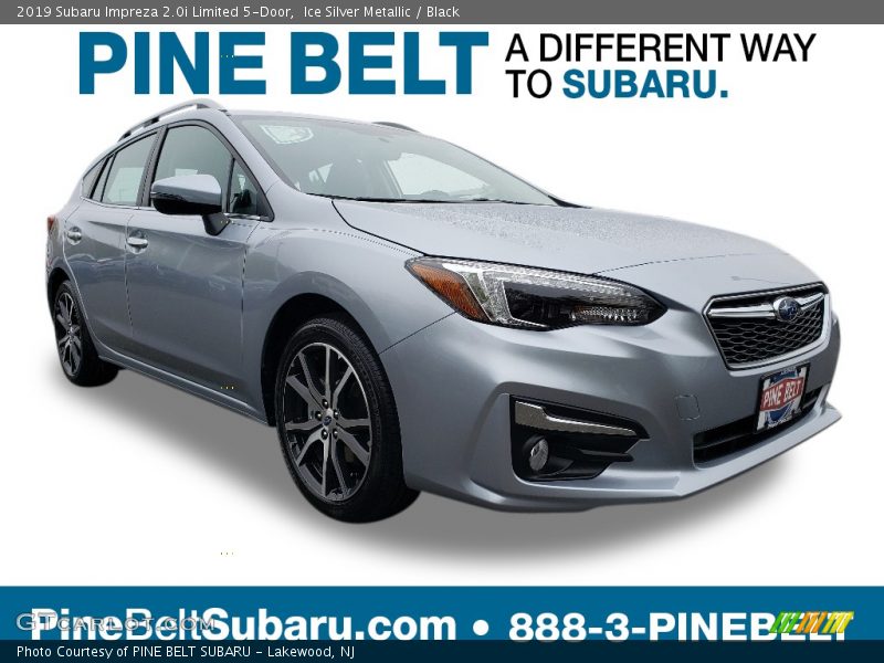 Ice Silver Metallic / Black 2019 Subaru Impreza 2.0i Limited 5-Door