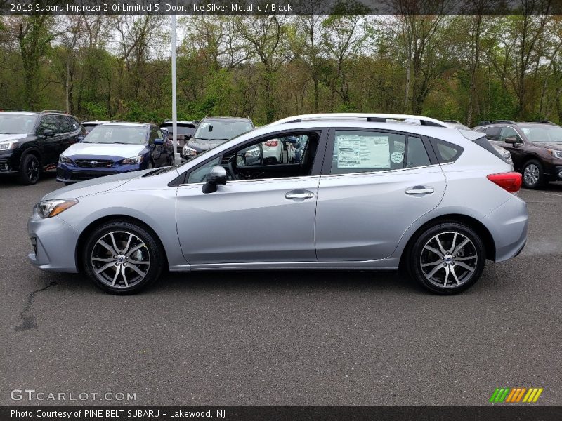 Ice Silver Metallic / Black 2019 Subaru Impreza 2.0i Limited 5-Door