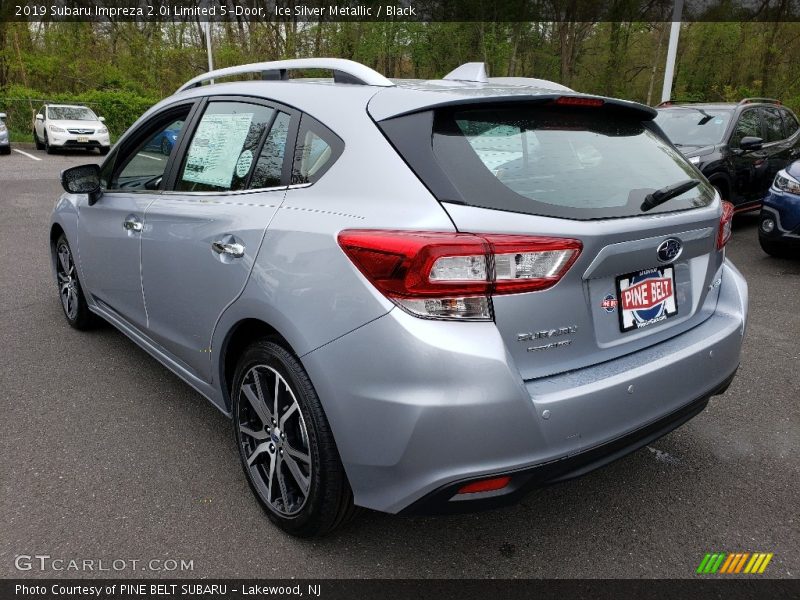 Ice Silver Metallic / Black 2019 Subaru Impreza 2.0i Limited 5-Door
