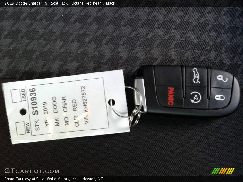 Octane Red Pearl / Black 2019 Dodge Charger R/T Scat Pack