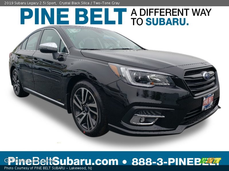 Crystal Black Silica / Two-Tone Gray 2019 Subaru Legacy 2.5i Sport