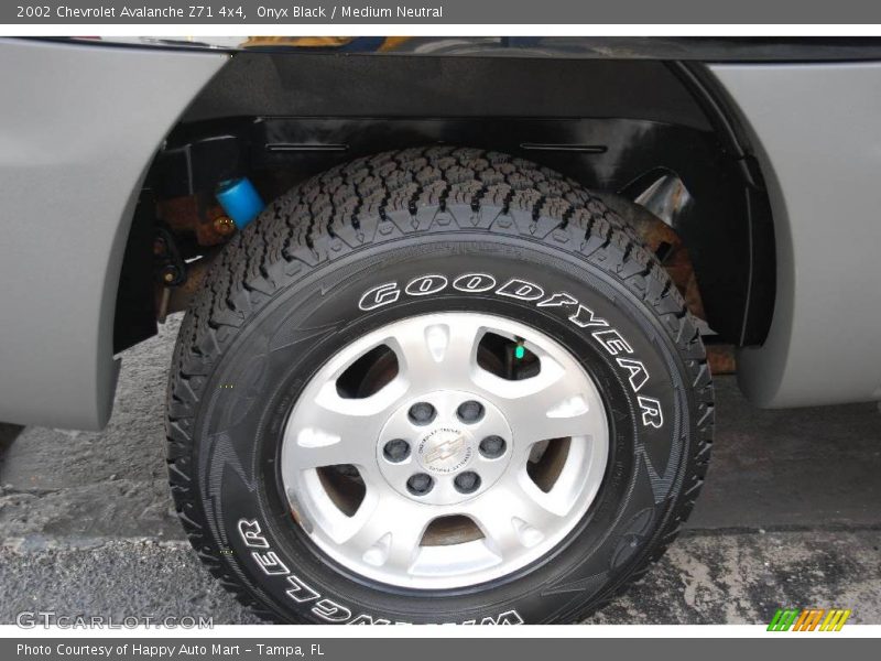 Onyx Black / Medium Neutral 2002 Chevrolet Avalanche Z71 4x4