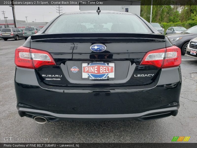 Crystal Black Silica / Two-Tone Gray 2019 Subaru Legacy 2.5i Sport