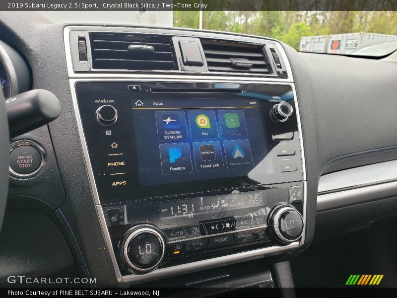 Crystal Black Silica / Two-Tone Gray 2019 Subaru Legacy 2.5i Sport