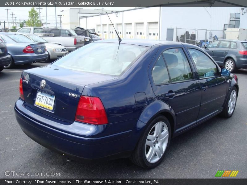 Galactic Blue / Grey 2001 Volkswagen Jetta GLS VR6 Sedan