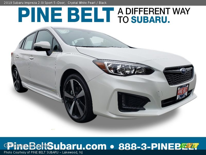 Crystal White Pearl / Black 2019 Subaru Impreza 2.0i Sport 5-Door