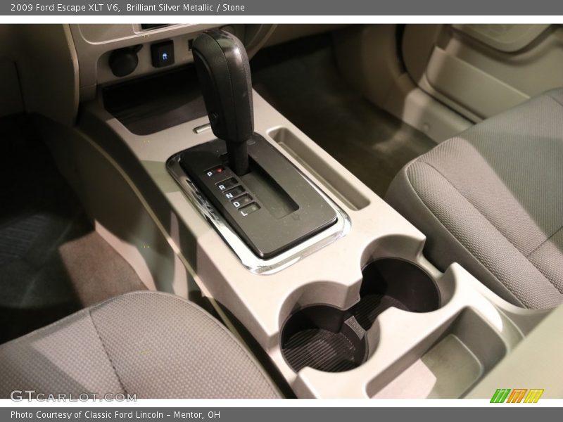 Brilliant Silver Metallic / Stone 2009 Ford Escape XLT V6