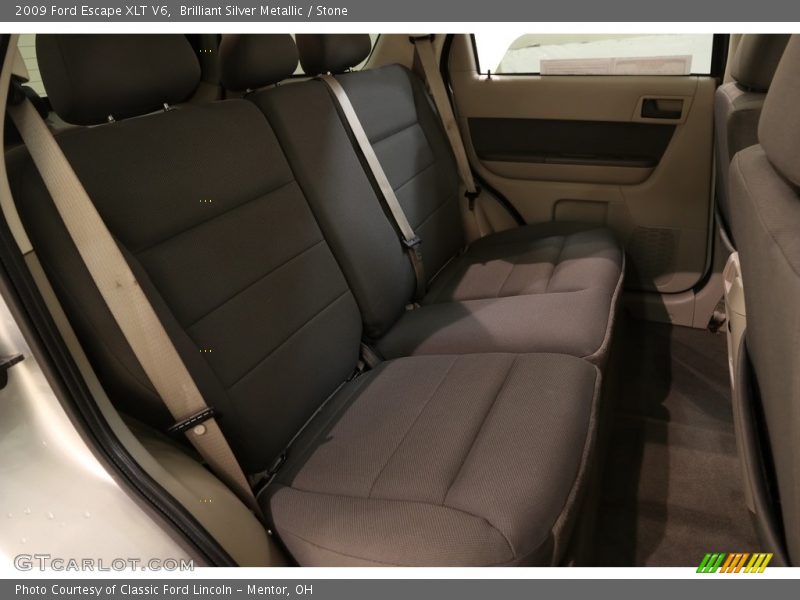Brilliant Silver Metallic / Stone 2009 Ford Escape XLT V6