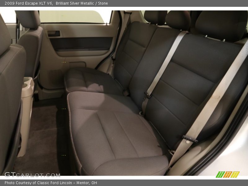 Brilliant Silver Metallic / Stone 2009 Ford Escape XLT V6