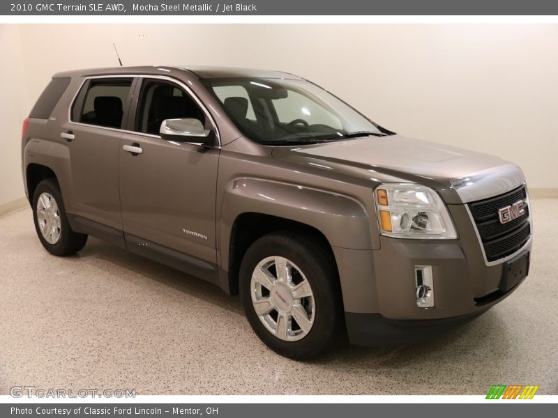 Mocha Steel Metallic / Jet Black 2010 GMC Terrain SLE AWD