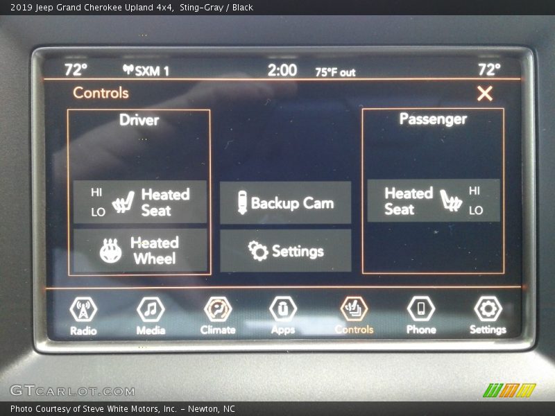 Sting-Gray / Black 2019 Jeep Grand Cherokee Upland 4x4