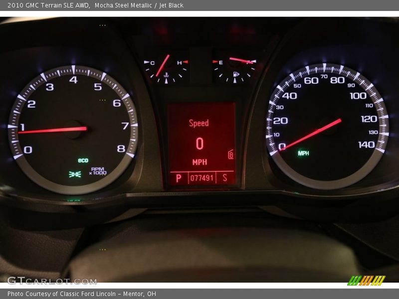 Mocha Steel Metallic / Jet Black 2010 GMC Terrain SLE AWD