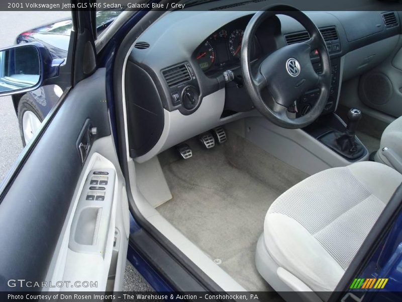 Galactic Blue / Grey 2001 Volkswagen Jetta GLS VR6 Sedan