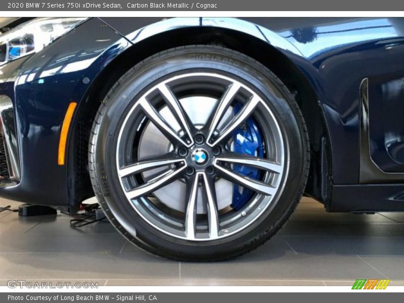 Carbon Black Metallic / Cognac 2020 BMW 7 Series 750i xDrive Sedan