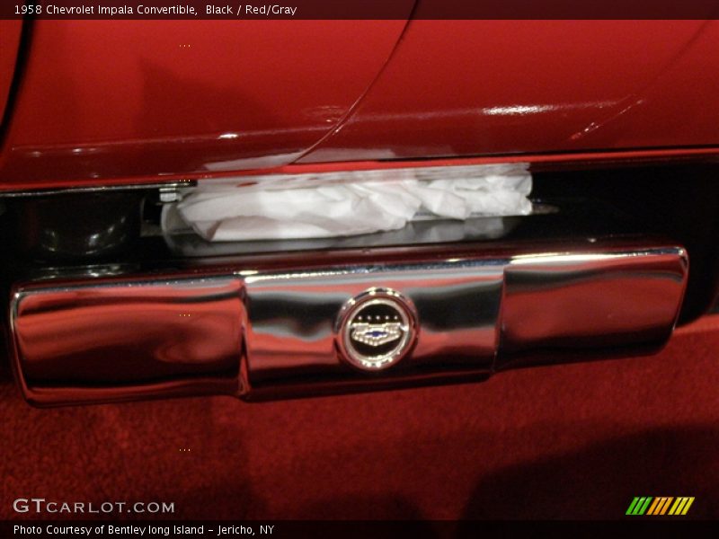 Black / Red/Gray 1958 Chevrolet Impala Convertible