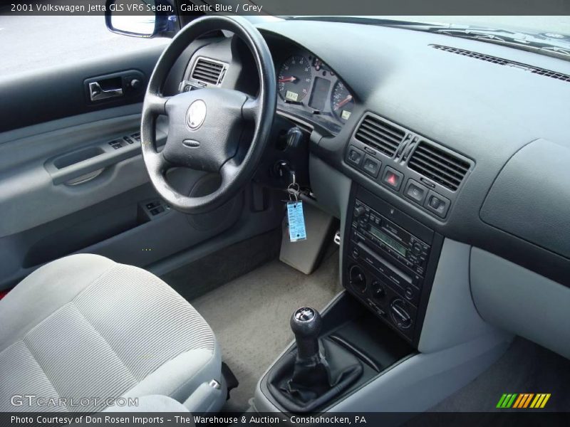 Galactic Blue / Grey 2001 Volkswagen Jetta GLS VR6 Sedan