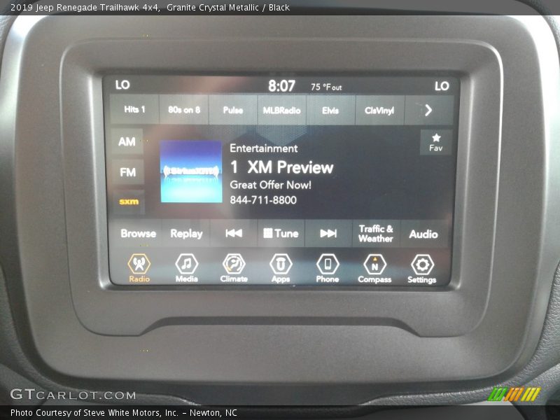 Granite Crystal Metallic / Black 2019 Jeep Renegade Trailhawk 4x4