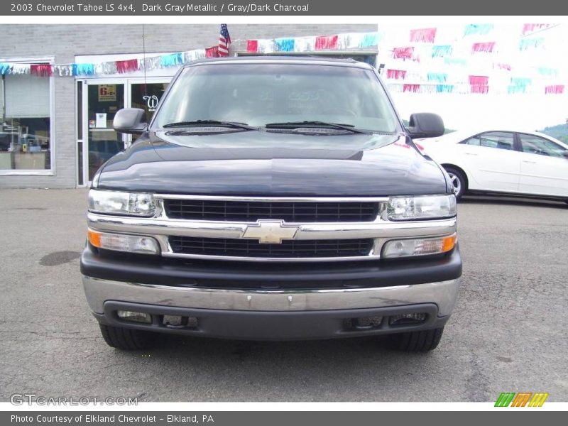 Dark Gray Metallic / Gray/Dark Charcoal 2003 Chevrolet Tahoe LS 4x4