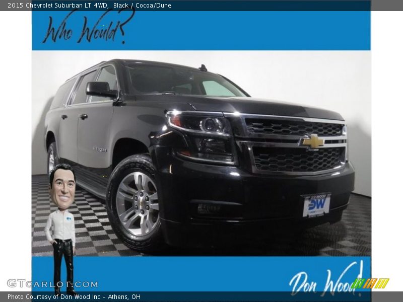 Black / Cocoa/Dune 2015 Chevrolet Suburban LT 4WD