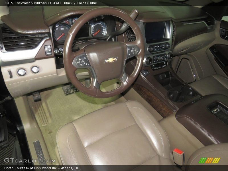 Black / Cocoa/Dune 2015 Chevrolet Suburban LT 4WD