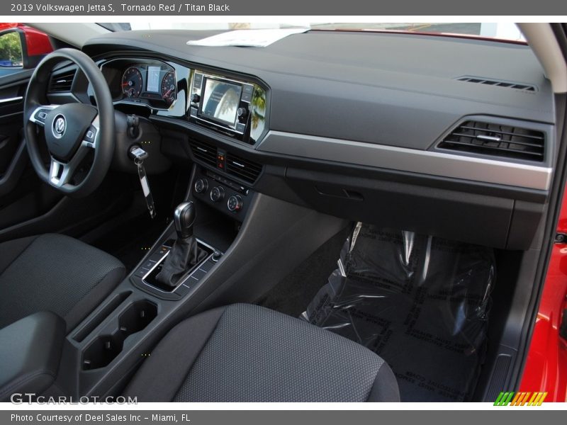 Tornado Red / Titan Black 2019 Volkswagen Jetta S