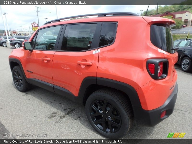 Omaha Orange / Black 2019 Jeep Renegade Altitude 4x4