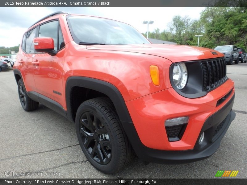 Omaha Orange / Black 2019 Jeep Renegade Altitude 4x4