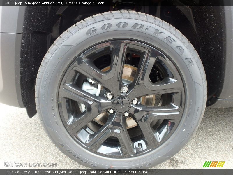 Omaha Orange / Black 2019 Jeep Renegade Altitude 4x4