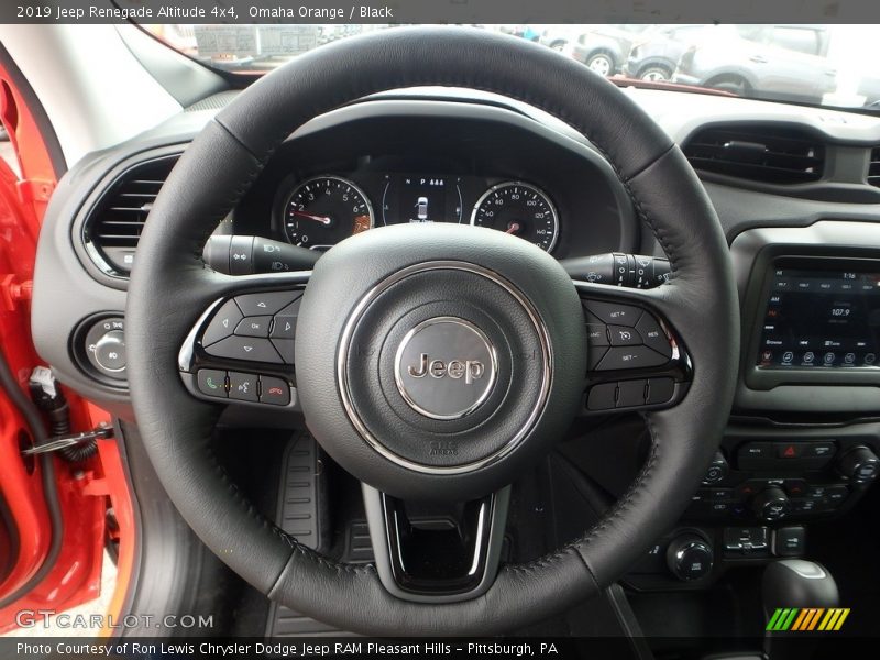 Omaha Orange / Black 2019 Jeep Renegade Altitude 4x4