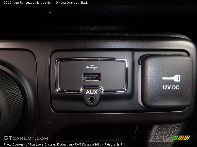 Omaha Orange / Black 2019 Jeep Renegade Altitude 4x4