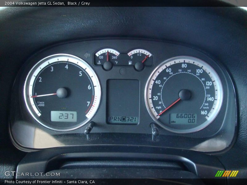 Black / Grey 2004 Volkswagen Jetta GL Sedan