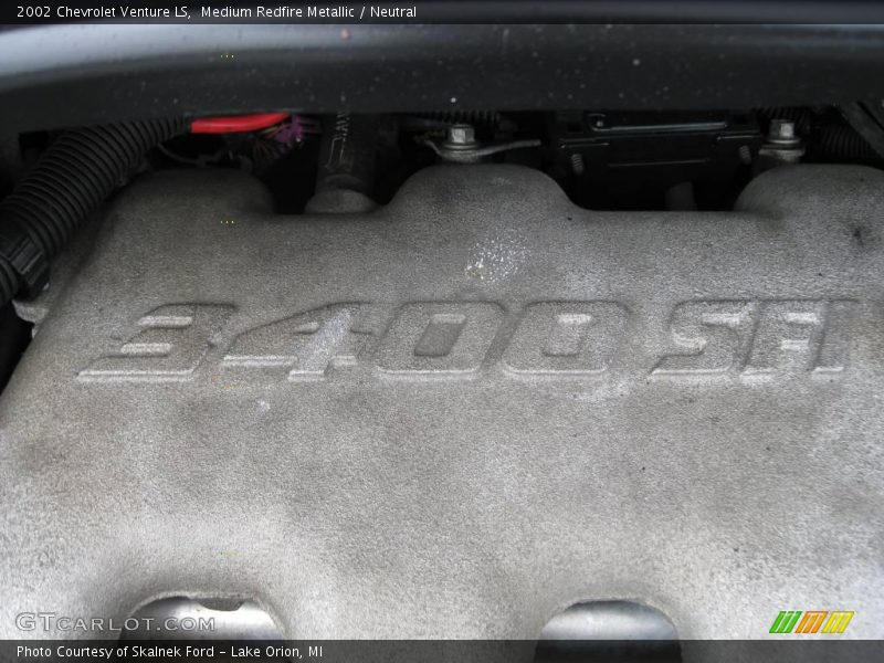 Medium Redfire Metallic / Neutral 2002 Chevrolet Venture LS
