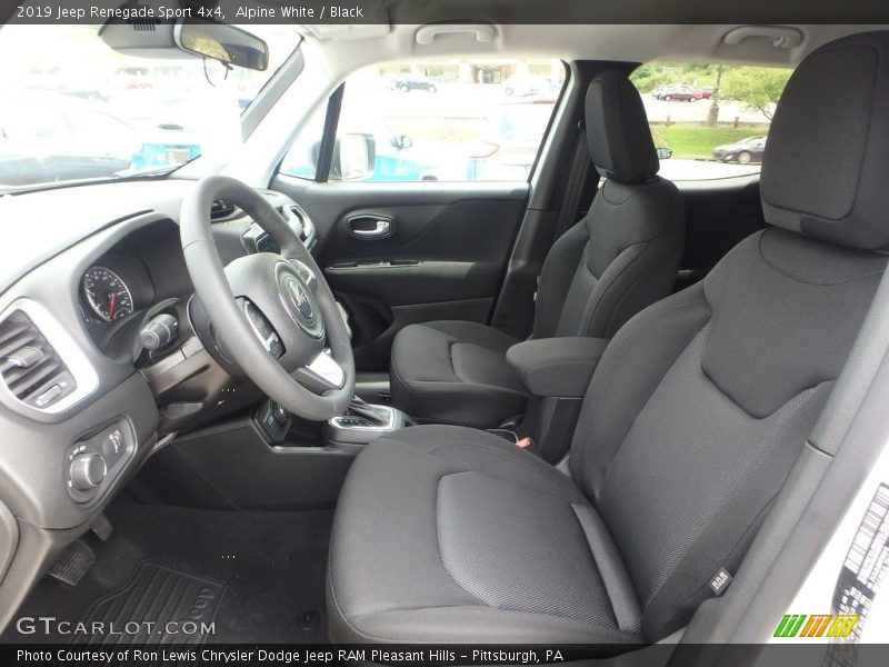Alpine White / Black 2019 Jeep Renegade Sport 4x4