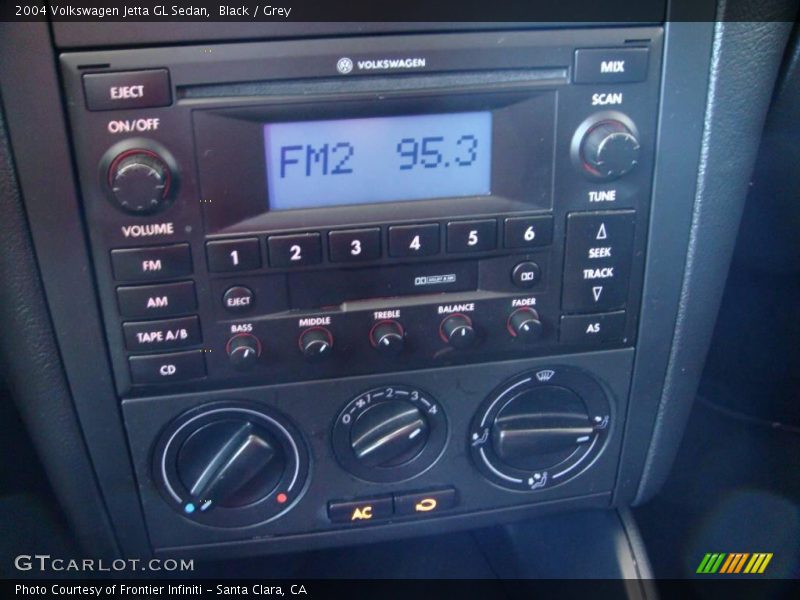 Black / Grey 2004 Volkswagen Jetta GL Sedan