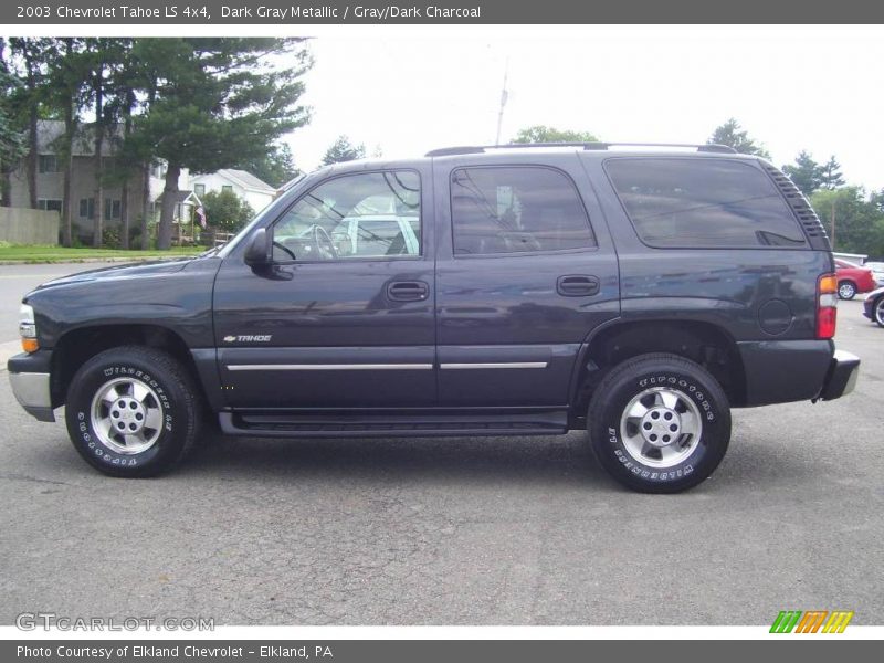 Dark Gray Metallic / Gray/Dark Charcoal 2003 Chevrolet Tahoe LS 4x4