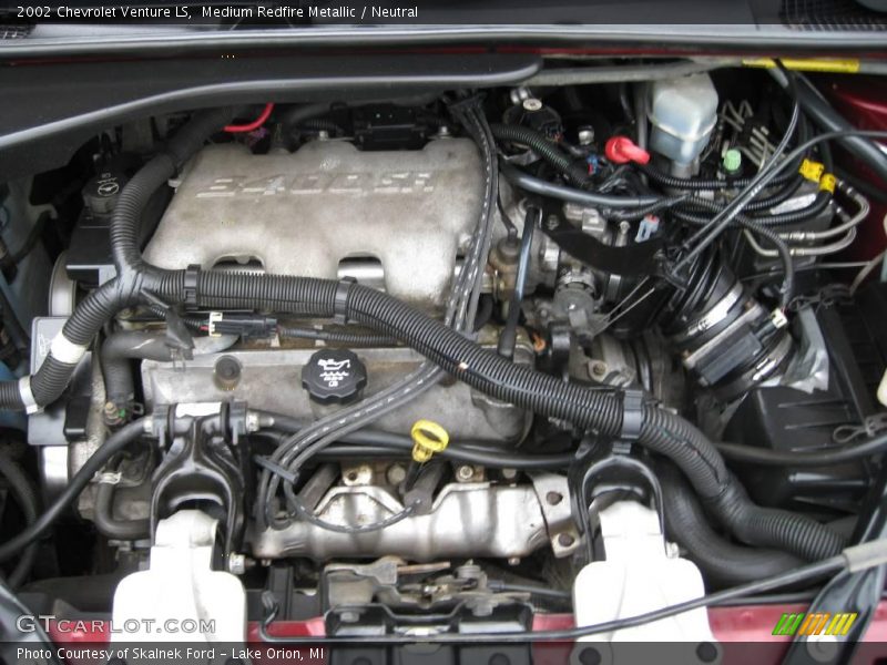 Medium Redfire Metallic / Neutral 2002 Chevrolet Venture LS