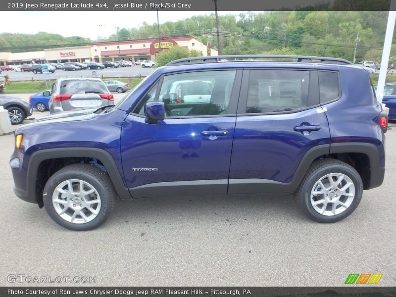 Jetset Blue / Black/Ski Grey 2019 Jeep Renegade Latitude 4x4
