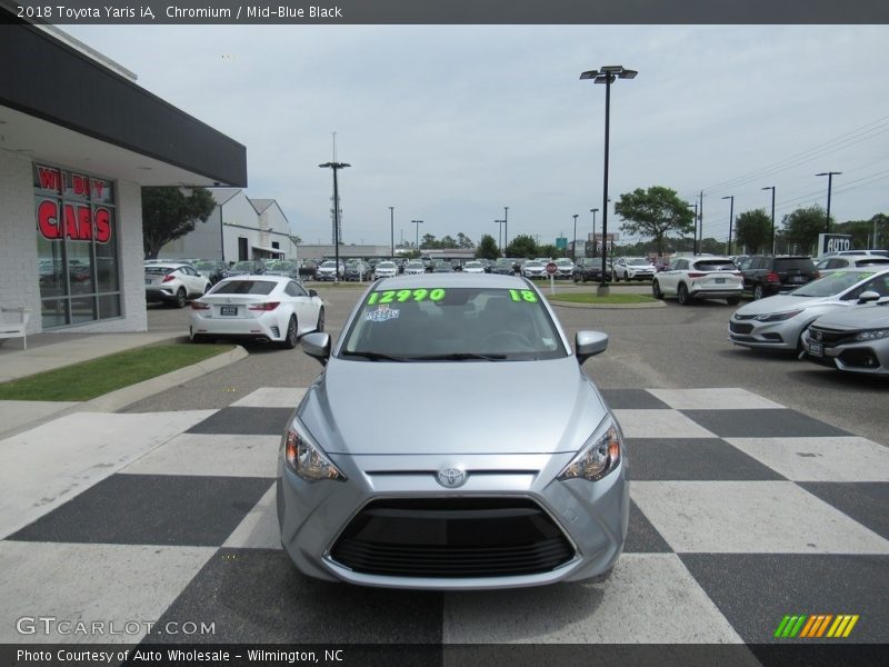 Chromium / Mid-Blue Black 2018 Toyota Yaris iA