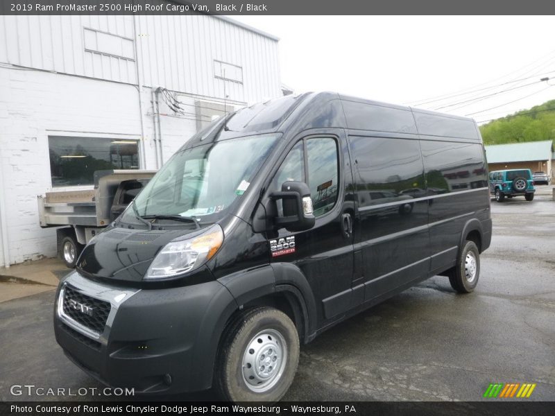 Black / Black 2019 Ram ProMaster 2500 High Roof Cargo Van