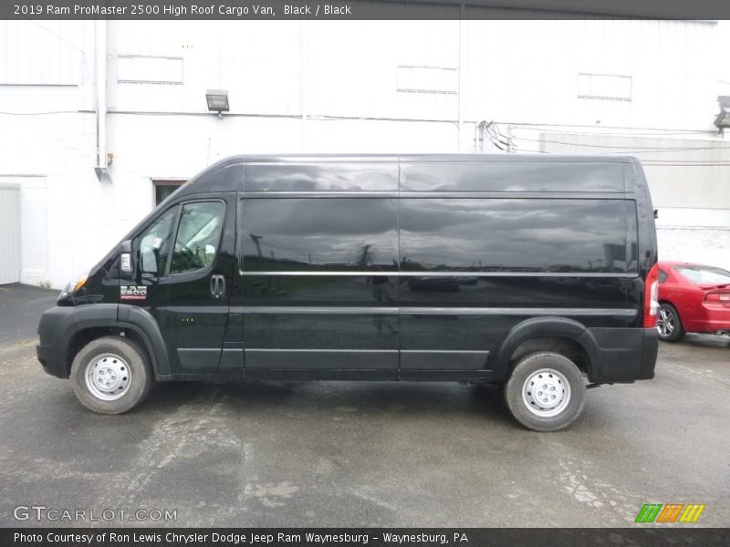 Black / Black 2019 Ram ProMaster 2500 High Roof Cargo Van