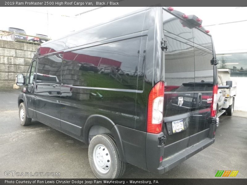 Black / Black 2019 Ram ProMaster 2500 High Roof Cargo Van