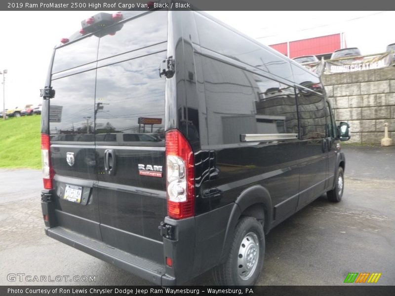 Black / Black 2019 Ram ProMaster 2500 High Roof Cargo Van